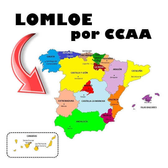 LOMLOE por CCAA (versiones y adendas)